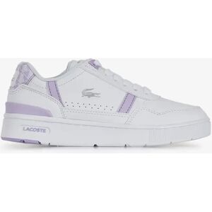 Lacoste T-clip Signature Lilac - Enfant blanc/violet 33 unisexe - Publicité