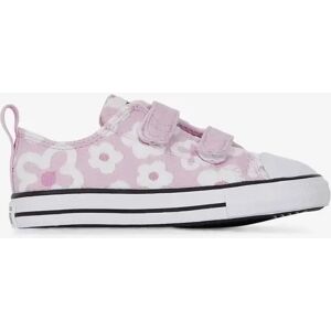 Converse Chuck Taylor All Star Ox Floral - Bebe violet/blanc 26 unisexe