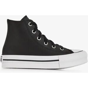 Converse Chuck Taylor All Star Eva Lift Hi Leathe - Enfant noir/blanc 30 unisexe