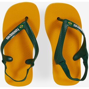 Havaianas Baby Brasil Logo Ii - Bébé jaune/vert 23/24 unisexe