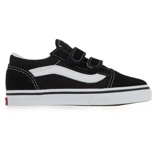 Vans Old Skool V - Bébé noir/blanc 25 unisexe - Publicité