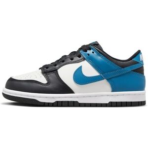 Nike Chaussures Nike Dunk Low Blanc/Noir/Bleu Enfant - DH9765-104 Blanc/Noir/Bleu 4Y unisex