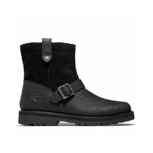 Timberland pour fille. TB0A2HKC0151 Bottes en cuir Courma noir (22), Plat, 1 à 3 cm, Fermeture éclair, Casuel, mode enfantine - Publicité