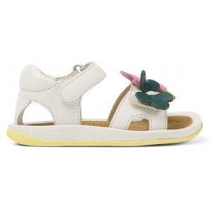 Camper pour fille. K800523-001 Sandales en cuir Bicho blanc (25), Plat, Velcro, Casuel, mode enfantine - Publicité