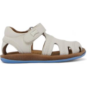 Camper unisex pour enfant. 80372-074 Sandales en cuir blanc cassé Bicho (25), Plat, Velcro, Casuel, mode enfantine - Publicité