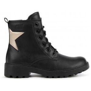 Geox unisex pour enfant. J9420G 054AJ Bottines Casey noires (37), 1 à 3 cm, Fermeture éclair, Casuel, mode enfantine - Publicité