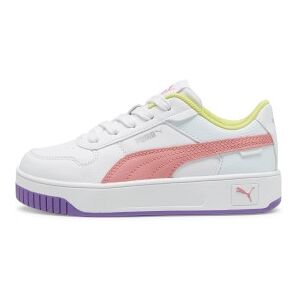 Puma pour fille. 39384709 Baskets Carina Street blanches (28), Plat, Lacets, Casuel, mode enfantine - Publicité