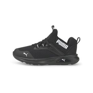 Puma unisex pour enfant. 38567802 Trainers Enzo 2 Refresh black (29), Noir, Plat, Lacets, Casuel, mode enfantine - Publicité