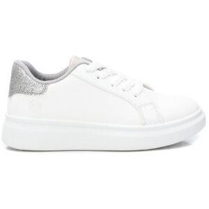 Xti Kids pour fille. 15082303-PLATA Baskets 150823 blanc (28), 1 à 3 cm, Lacets, Casuel, mode enfantine - Publicité