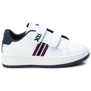 Xti Kids unisex pour enfant. 15031101-BLANCO Formateurs 150311 Blanc (34), Plat, Velcro, Casuel, mode enfantine - Publicité