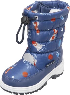 Playshoes Bottes enfant hiver espace bleu marine