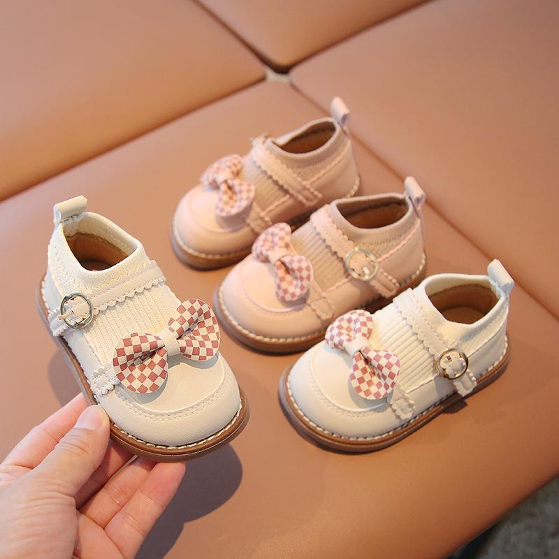 New Girls Princess Leather Shoes Spring Children Baby Girl First Walkers Shoes Kids Toddler Girls Shoes Flats