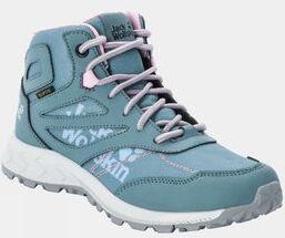 Jack Wolfskin Kids Woodland Texapore Mid Grey Pink Size: (34)