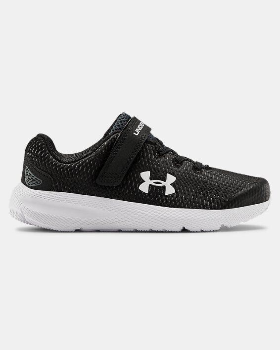 Under Armour Pre-School UA Pursuit 2 AC Running Shoes Black Size: (2)