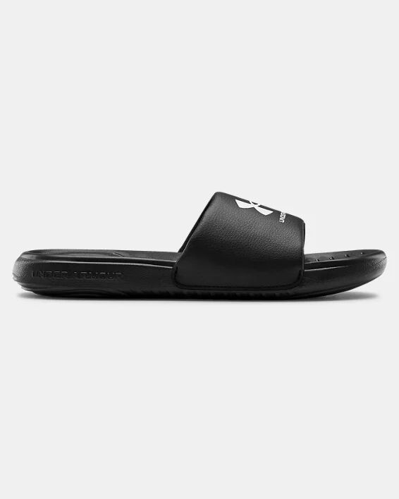 Under Armour Boys' UA Ansa Fixed Slides Black Size: (3.5)