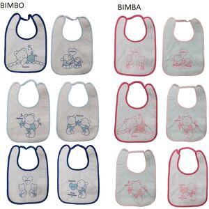 MELANIE Set 6 Bavette Neonato Art Ba013 Colore A Scelta Misura Unica BIMBA UNICA