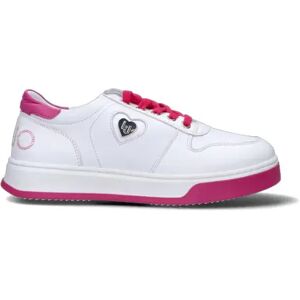 Liujo Sneaker ragazza bianca/fucsia in pelle BIANCO 36