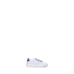 PHILIPPE MODEL Sneaker bimba bianca/argento in pelle BIANCO 27