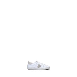 PHILIPPE MODEL Sneaker bimbo bianca/beige in pelle BIANCO 31