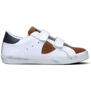 PHILIPPE MODEL Sneaker bimbo bianca/marrone/nera BIANCO 33