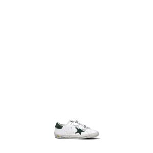 GOLDEN GOOSE Sneaker bimbo bianca/verde in pelle BIANCO 35