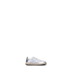 PHILIPPE MODEL Sneaker bimba argento in pelle ARGENTO 34