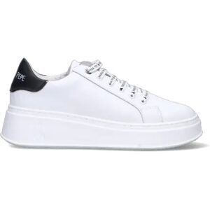 PATRIZIA PEPE Sneaker ragazzo bianca in pelle BIANCO 39