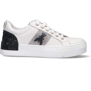 PATRIZIA PEPE Sneaker ragazza bianca in pelle BIANCO 38