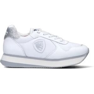 Blauer Sneaker ragazzo/a bianca/argento in pelle BIANCO 39