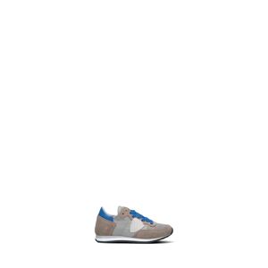 PHILIPPE MODEL Sneaker bimba grigia/blu in suede TAUPE 25