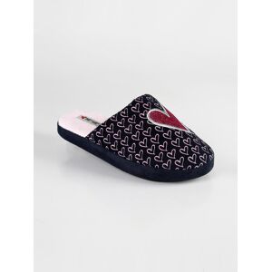 Sweet Pantofole con cuore glitter Pantofole bambina Blu taglia 29