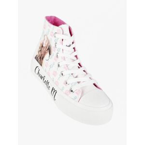 Charlotte Sneakers alte da bambina in tela Sneakers Alte bambina Bianco taglia 29