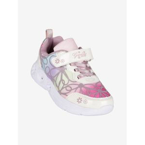 Giardino D'Oro Sneakers da ragazza a fiori con luci Scarpe sportive bambina Bianco taglia 31