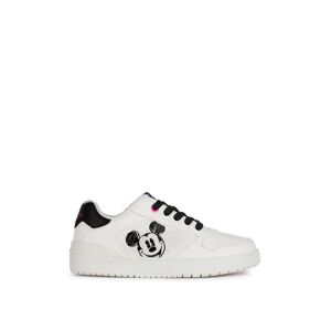 Geox Sneakers Bianche Ragazza BIANCO/NERO 28