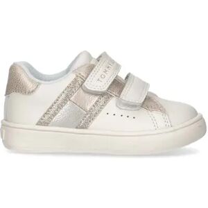 Tommy Hilfiger Sneakers Bianche Bambina BIANCO/PLATINO 28