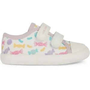 Geox Sneakers Bianche Bambina BIANCO/MULTI 20