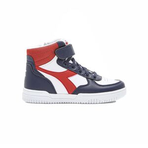 Diadora Raptor Mid Ps Blu Rosso Bianco Sneakers Bambino EUR 31 / UK 12.5