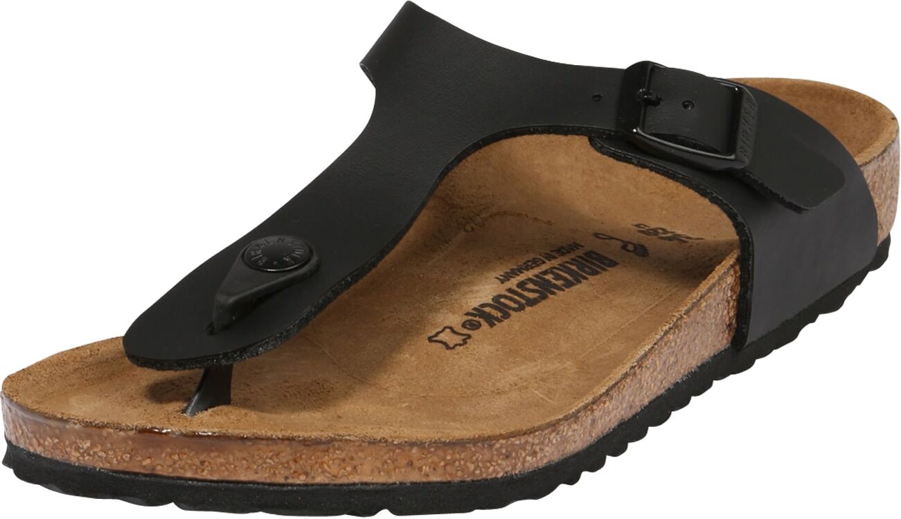 BIRKENSTOCK Calzatura aperta 'Gizeh' Nero