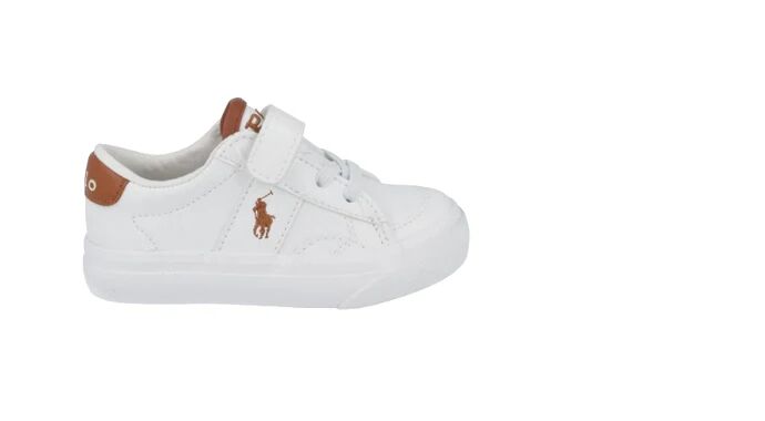 Ralph Lauren Scarpe Bimbo Art Rl Ryley Ps WHITE TAN