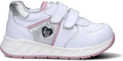 Liujo Sneaker bimba bianca/argento/rosa in pelle BIANCO 27