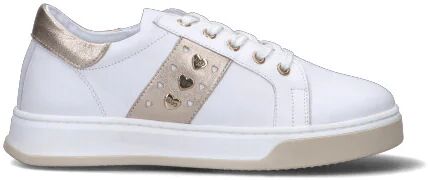 Liujo Sneaker ragazza bianca/oro in pelle BIANCO 34