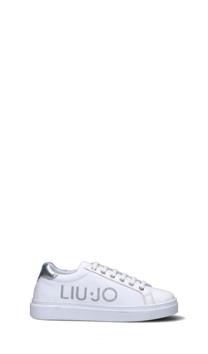 Liujo Sneaker ragazza bianca/argento in pelle BIANCO 36