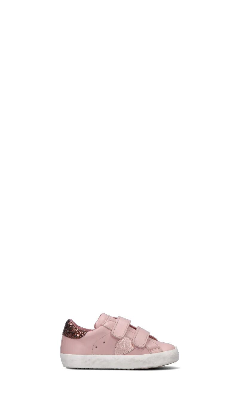 PHILIPPE MODEL Sneaker bimbo rosa in pelle ROSA 25