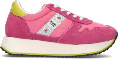 Blauer Sneaker bimba fucsia in suede FUXIA 32