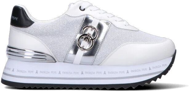 PATRIZIA PEPE JUNIOR Sneaker ragazza bianca/argento BIANCO 37