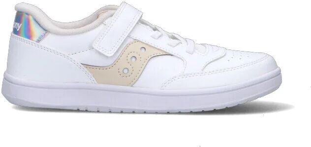 Saucony JAZZ COURT A/C Sneaker bimba bianca/beige BIANCO 34