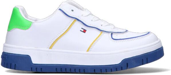 Tommy Hilfiger Sneaker ragazzo bianca/verde/blu BIANCO 37