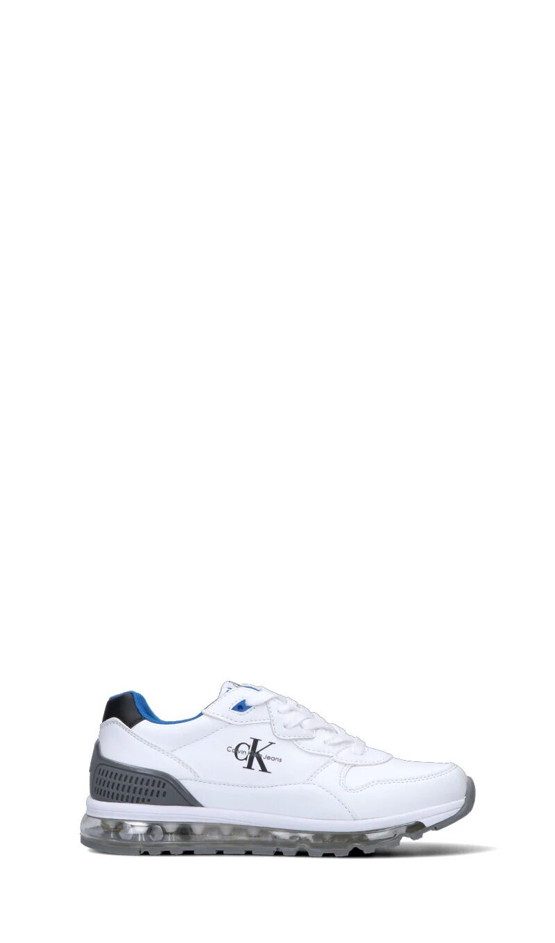 Calvin Klein Sneaker ragazzo bianca/nera/blu BIANCO 37