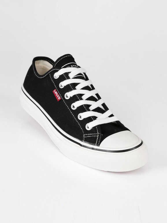 Levis Ball Low VBAL0003T Sneakers in tela da ragazza Sneakers Basse bambina Nero taglia 35