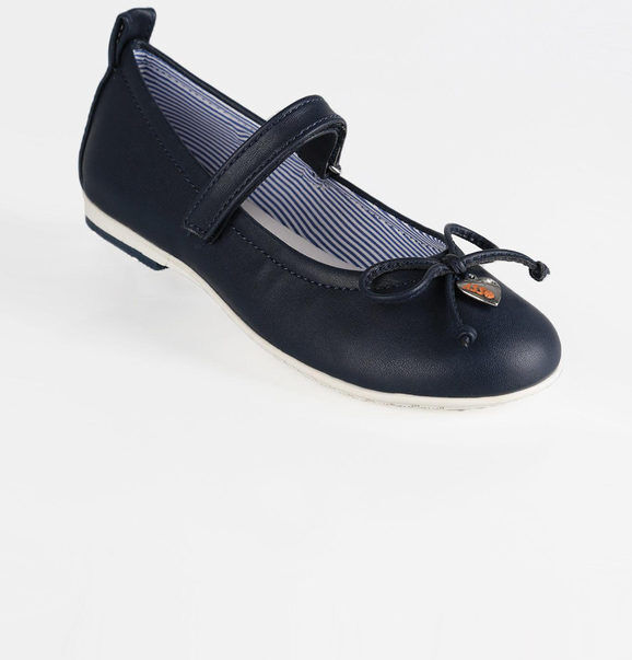 Asso Ballerine blu con fiocco Ballerine bambina Blu taglia 34